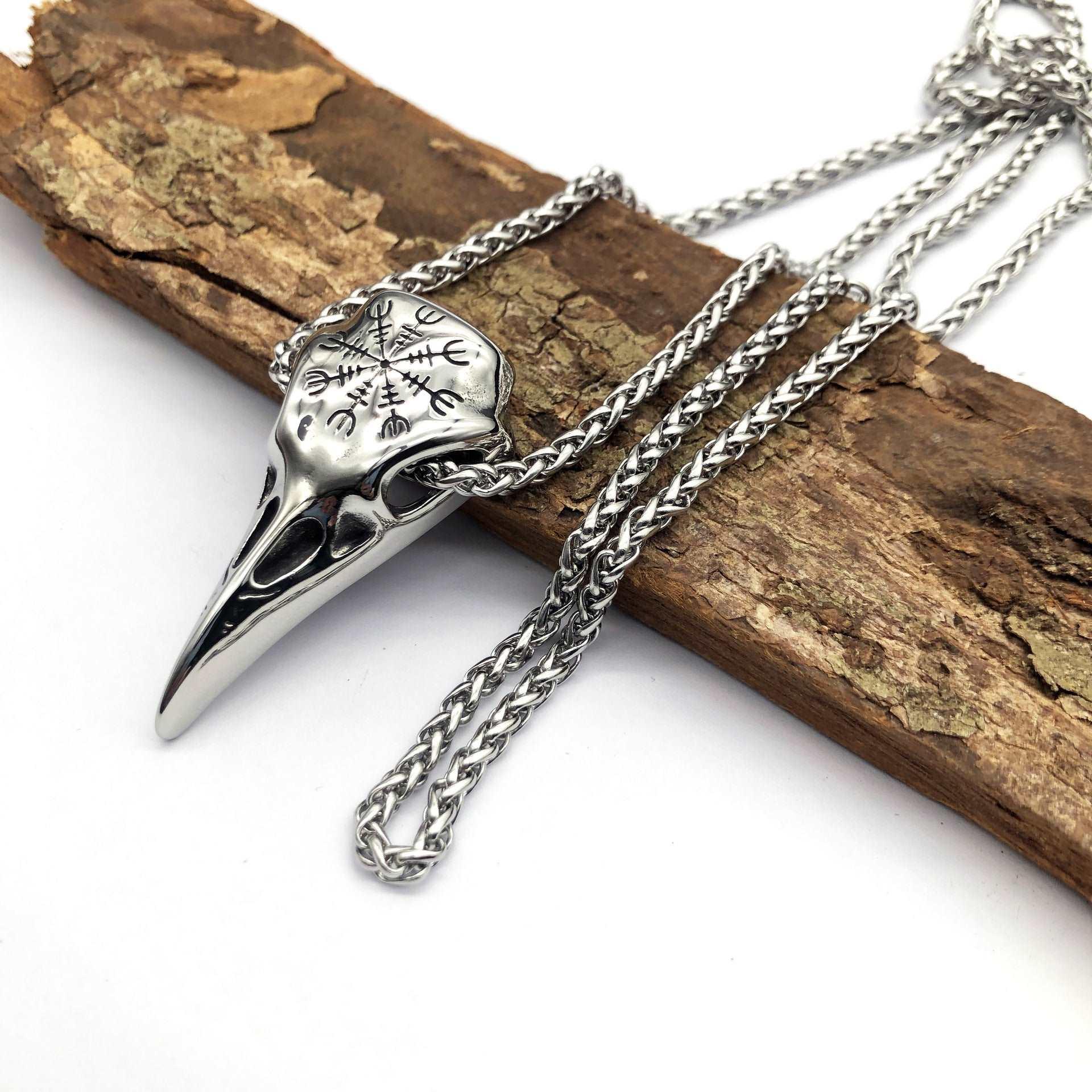 Viking Valor Skull Pendant