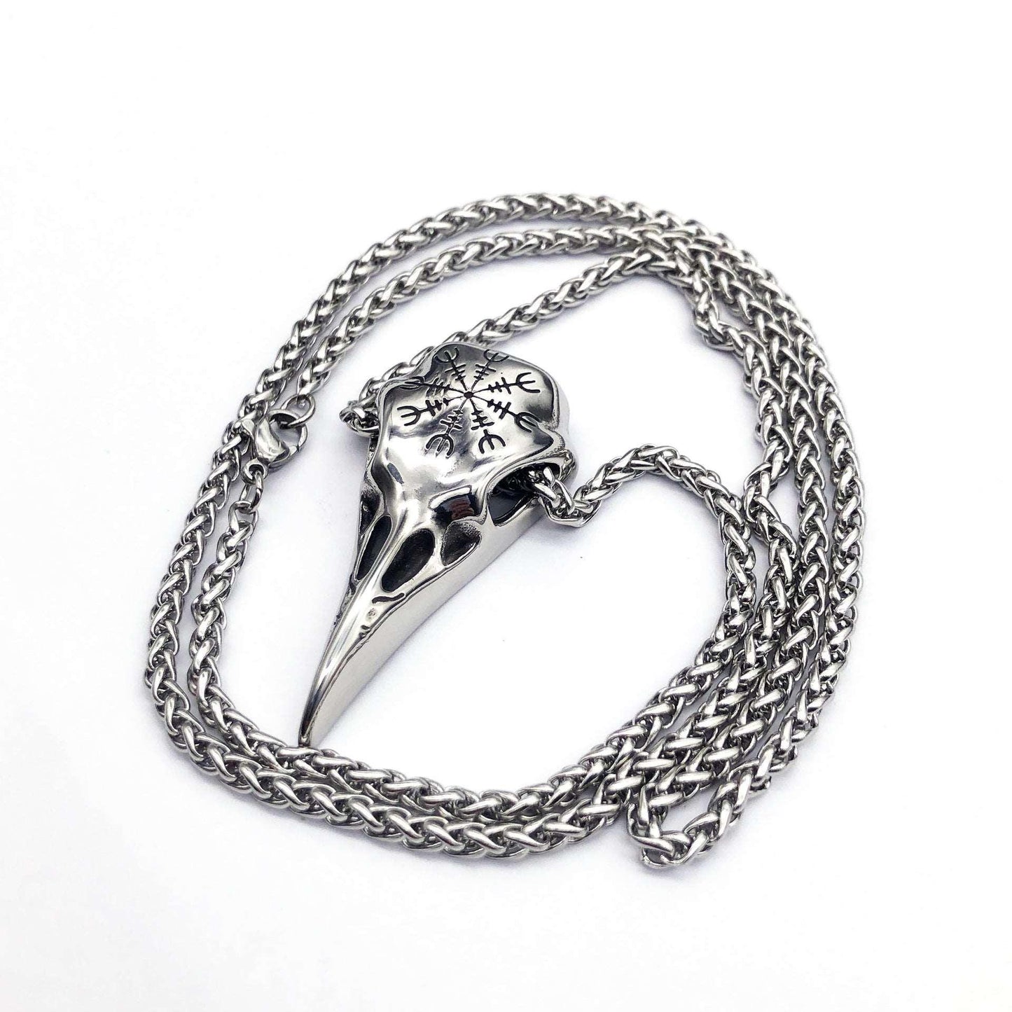 Viking Valor Skull Pendant