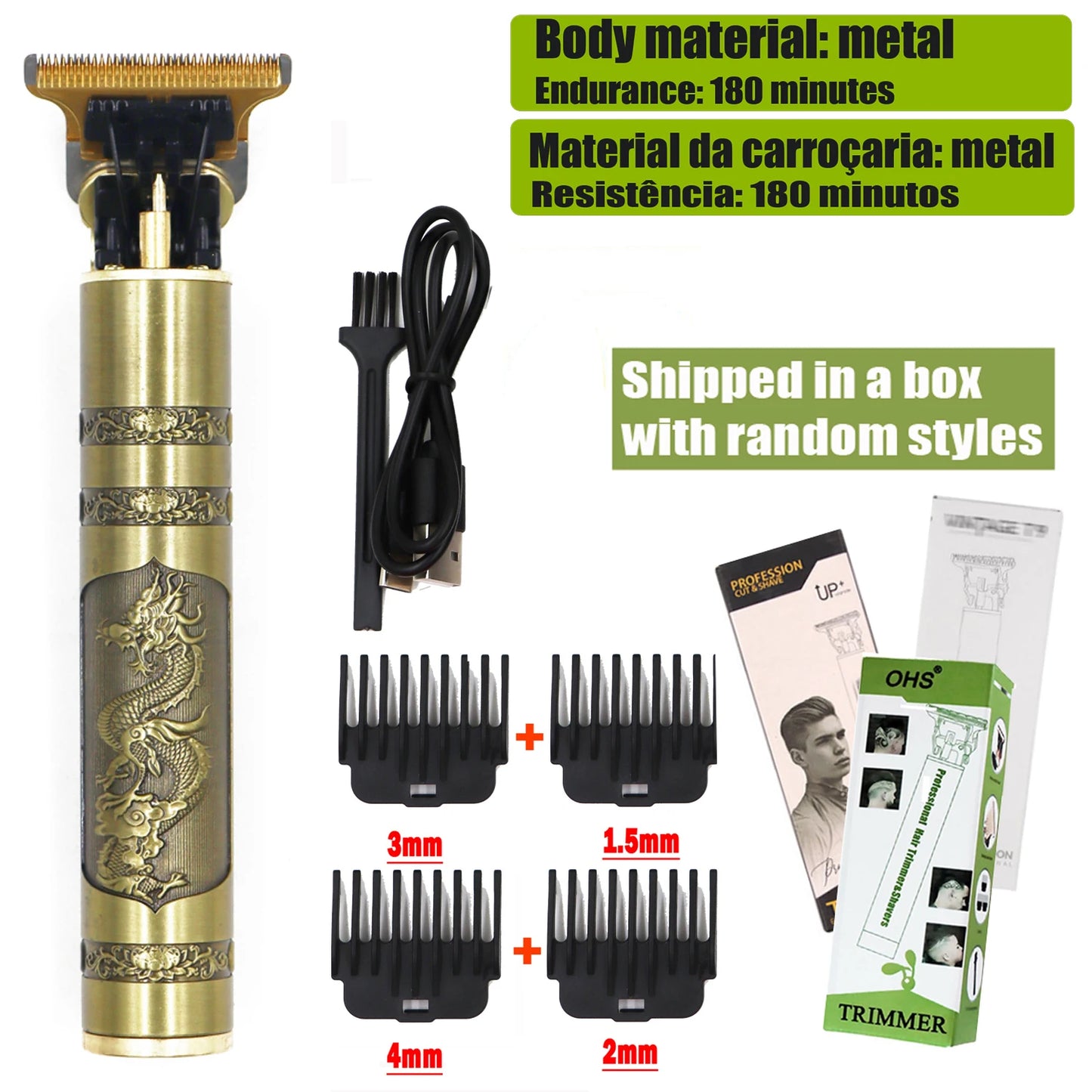 Cordless Electric Hairber Shaver