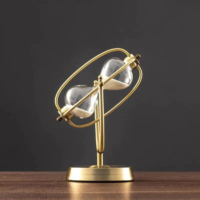 360Â° Rotating Metal Sand Hourglass