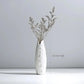 Modern Minimalist White Hemp Rope Ceramic Vase